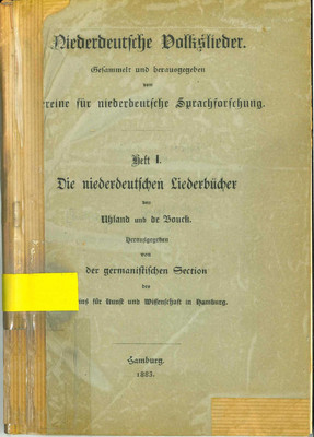 Niederdeutsche Volkslieder